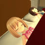 Just Rom and C-Sha asleep in bed