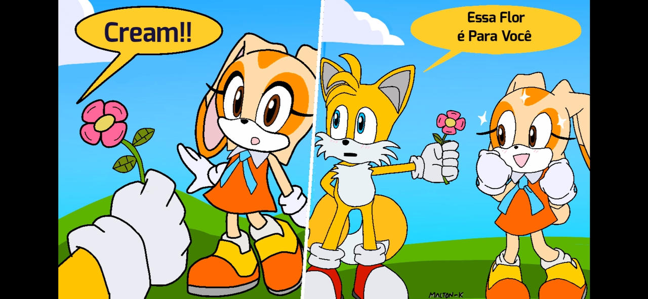 Tails e Cream Taiream Comic by maltonk on DeviantArt