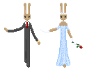 Business Bunny + Sparkle Bunny