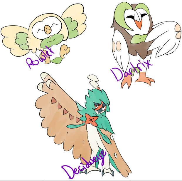 Rowlet Evolution Chart By StarClanLove On DeviantArt rowlet-evolution-chart-by-starclanlove-on-deviantart