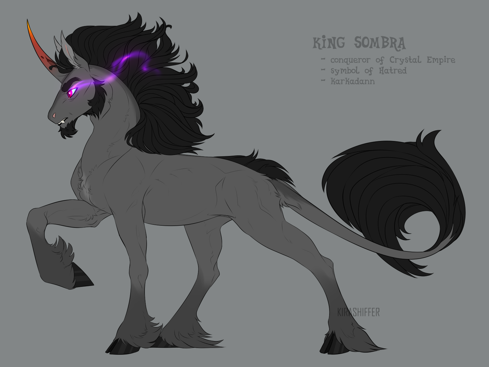 1959476 - safe, artist:derpyrider, character:king sombra, species