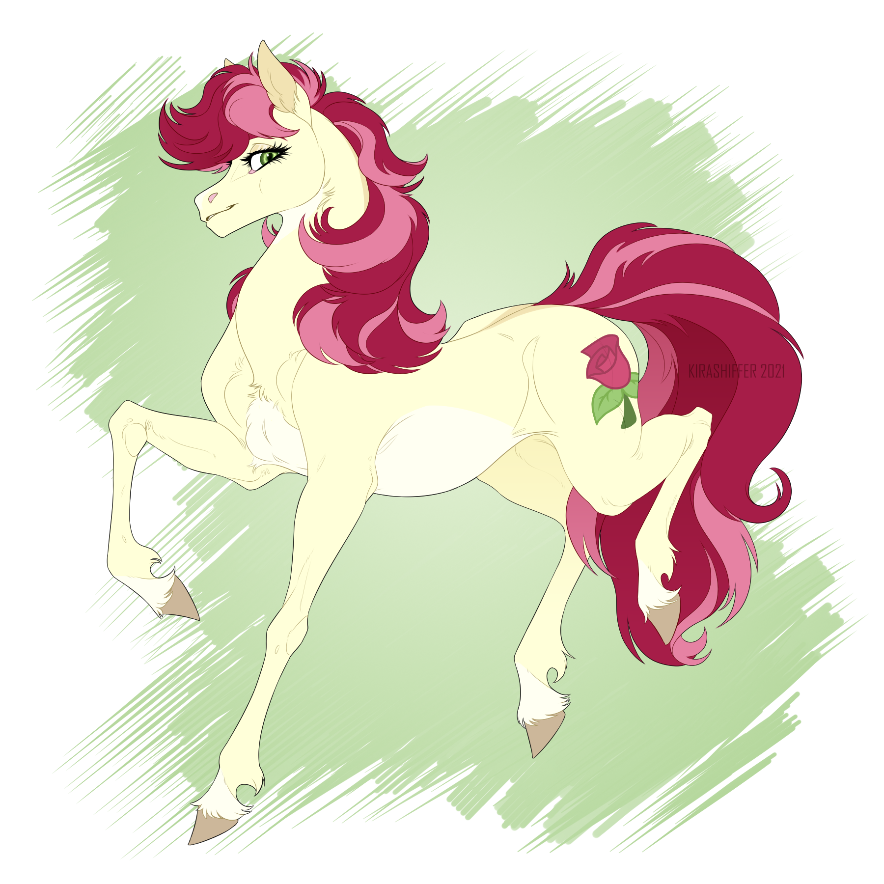 Mlp Ink Rose Deviantart Pink Rose | MLP:FiM by dementra369 on DeviantArt