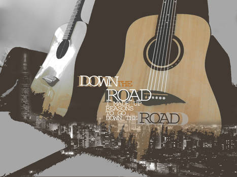 down the road
