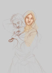 Judith et Holopherne Sketch