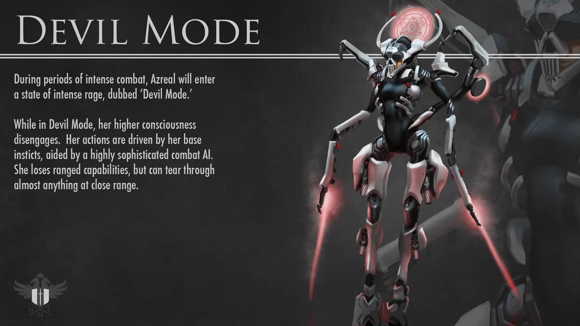 Azure Devil Azreal - Devil Mode by MechanicalBlue1 on DeviantArt