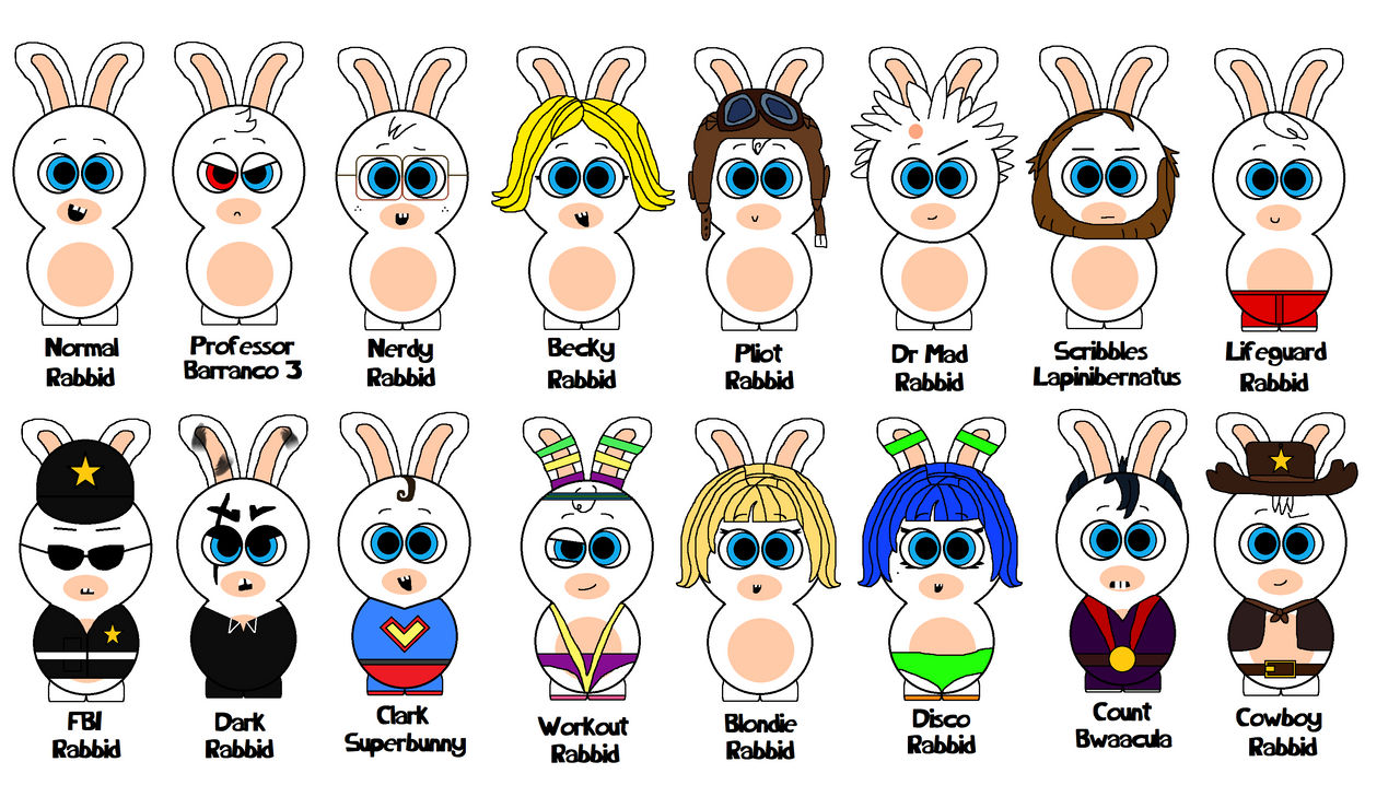 Raving Rabbids by blueclover24 on DeviantArt