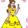 Princess Belle With A Rose
