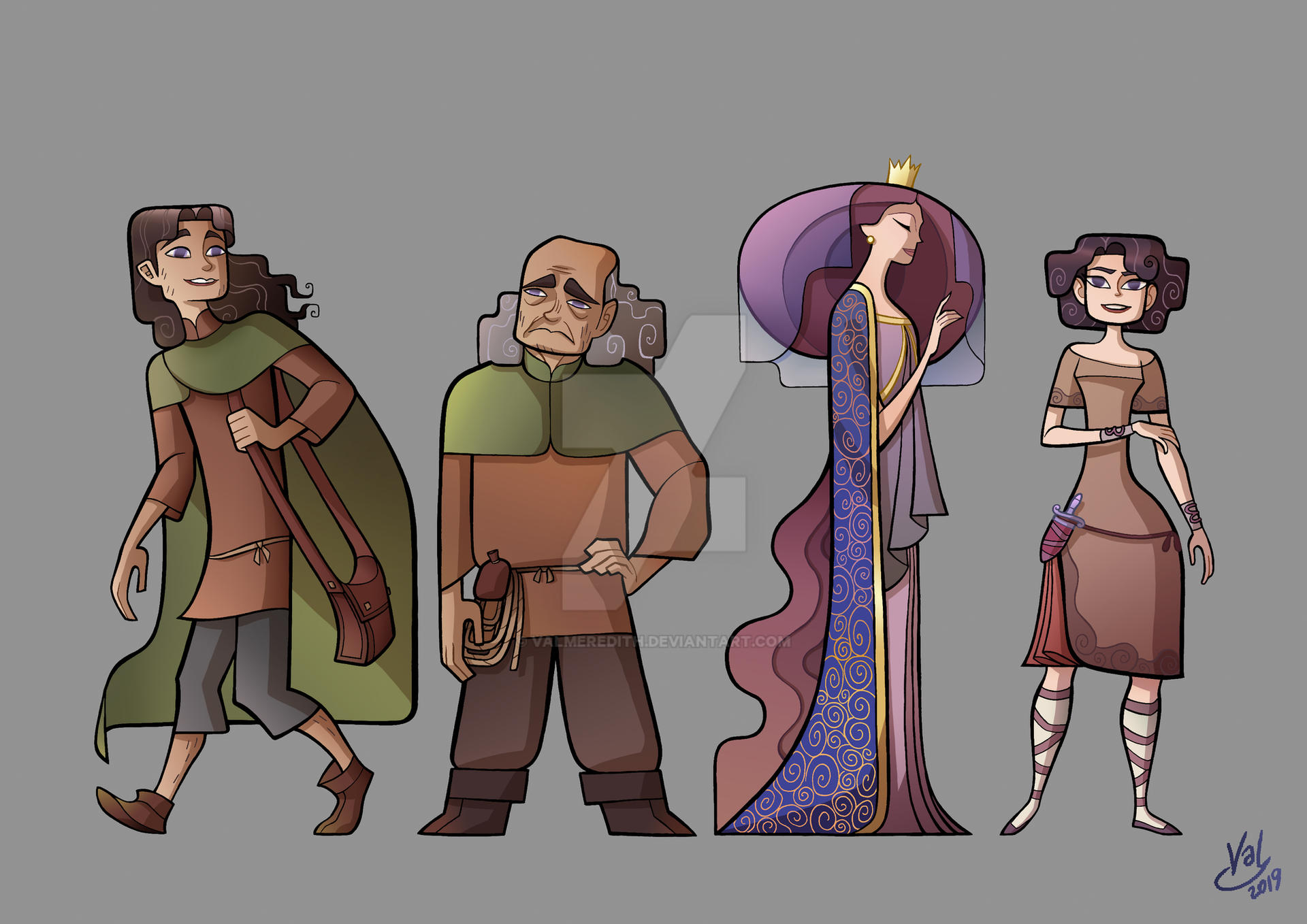 Decatur Character Designs Character Designs by ValMeredith on DeviantArt
