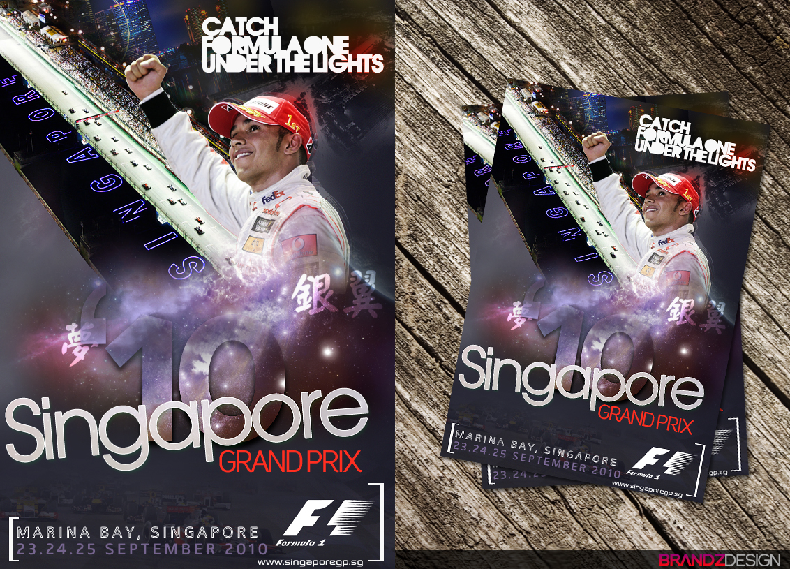 2010 Singapore GP Flyer