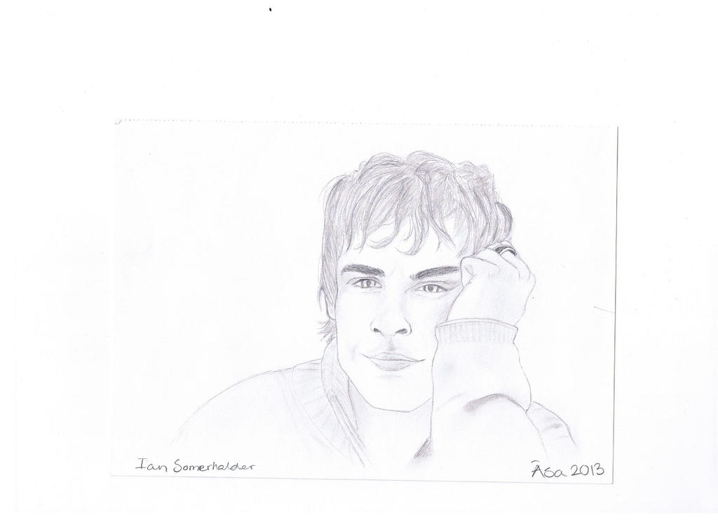 Ian Somerhalder drawing by AsaFaroe on DeviantArt