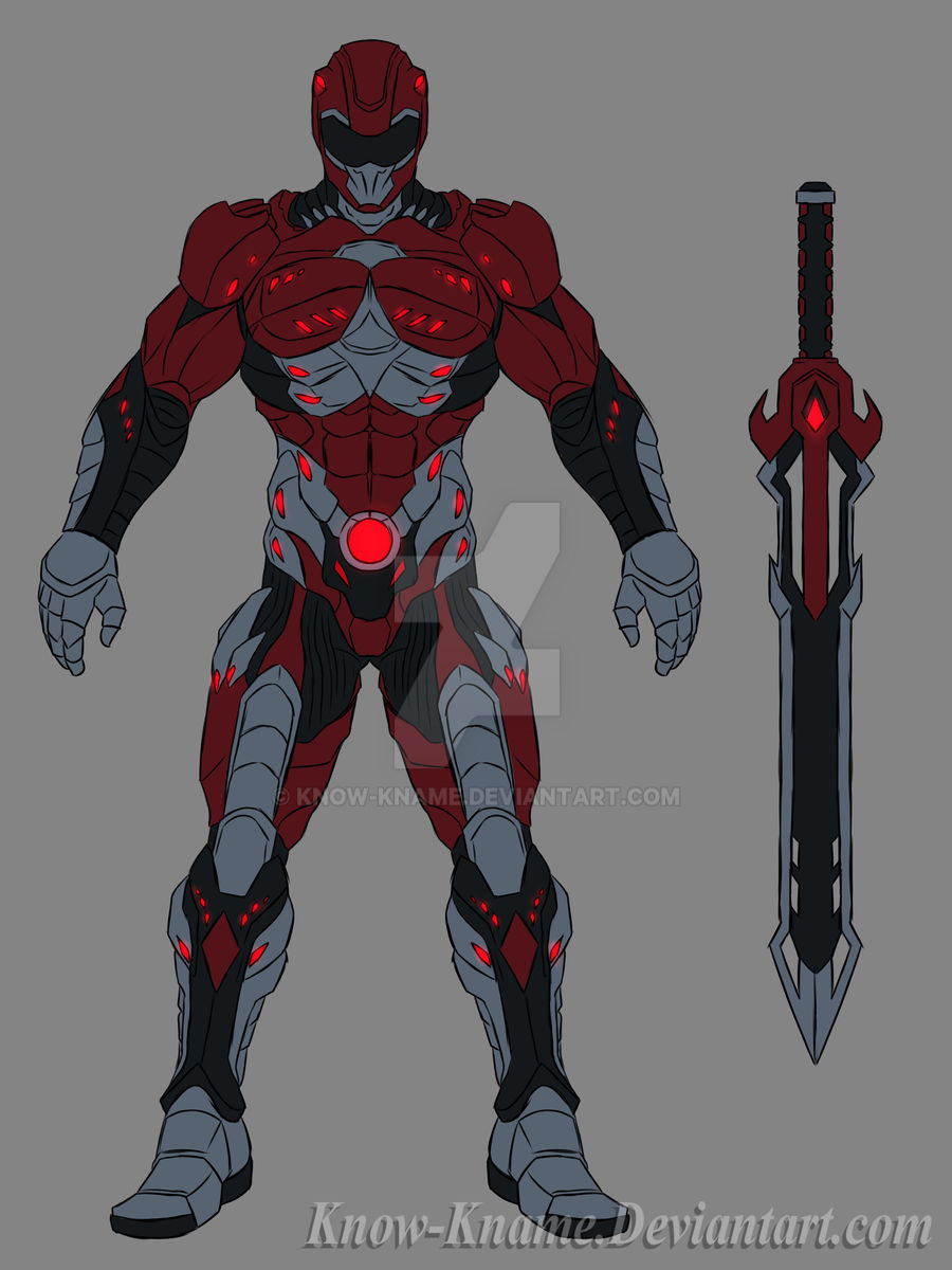 Red Ranter Layout Red Ranger by Know-Kname on DeviantArt