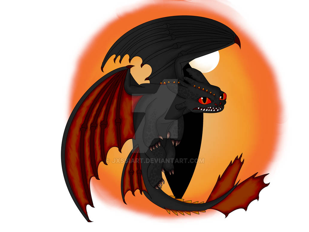 Fire Dragon Toothless by JxssiArt on DeviantArt