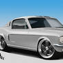 67-68 pro touring mustang