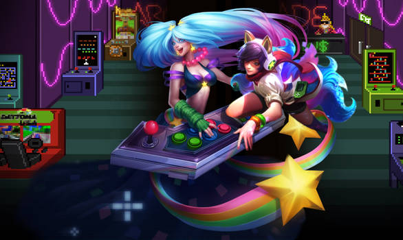 Arcade Sona and Arcade Ahri