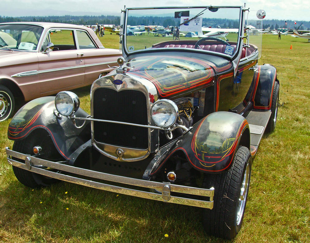 Mural hot rod