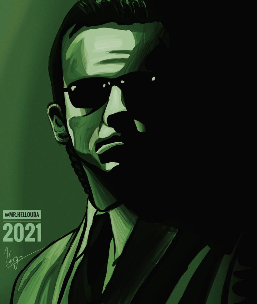 Agent Smith Coloring Agent Smith Illustration by MrHellouda on DeviantArt
