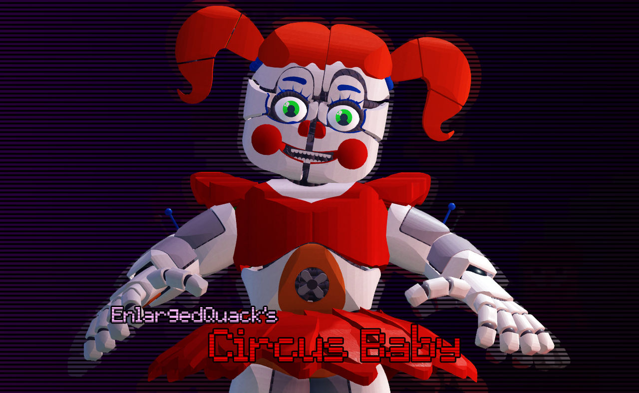 Roblox Enlargedquack S Circus Baby Model By Enlargedquack On Deviantart - baby on roblox