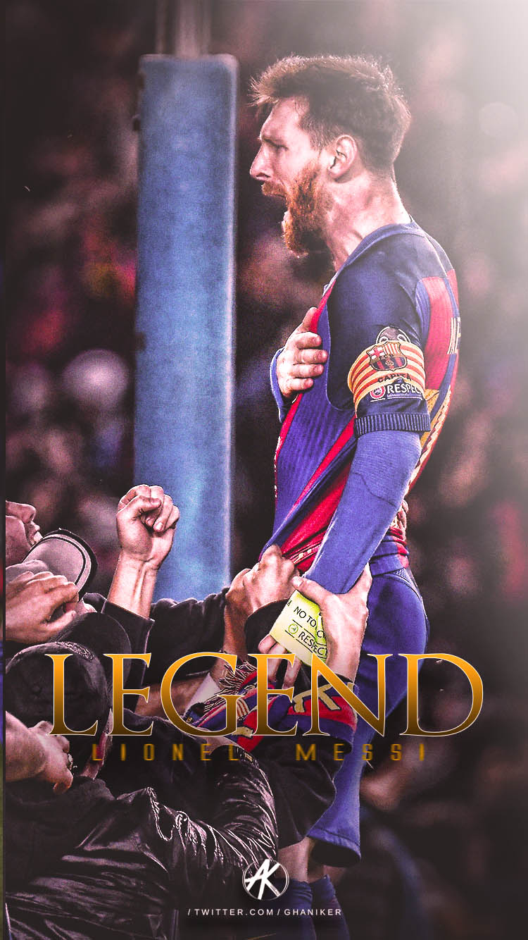 lionel messi 2016 17 phone wallpaper by