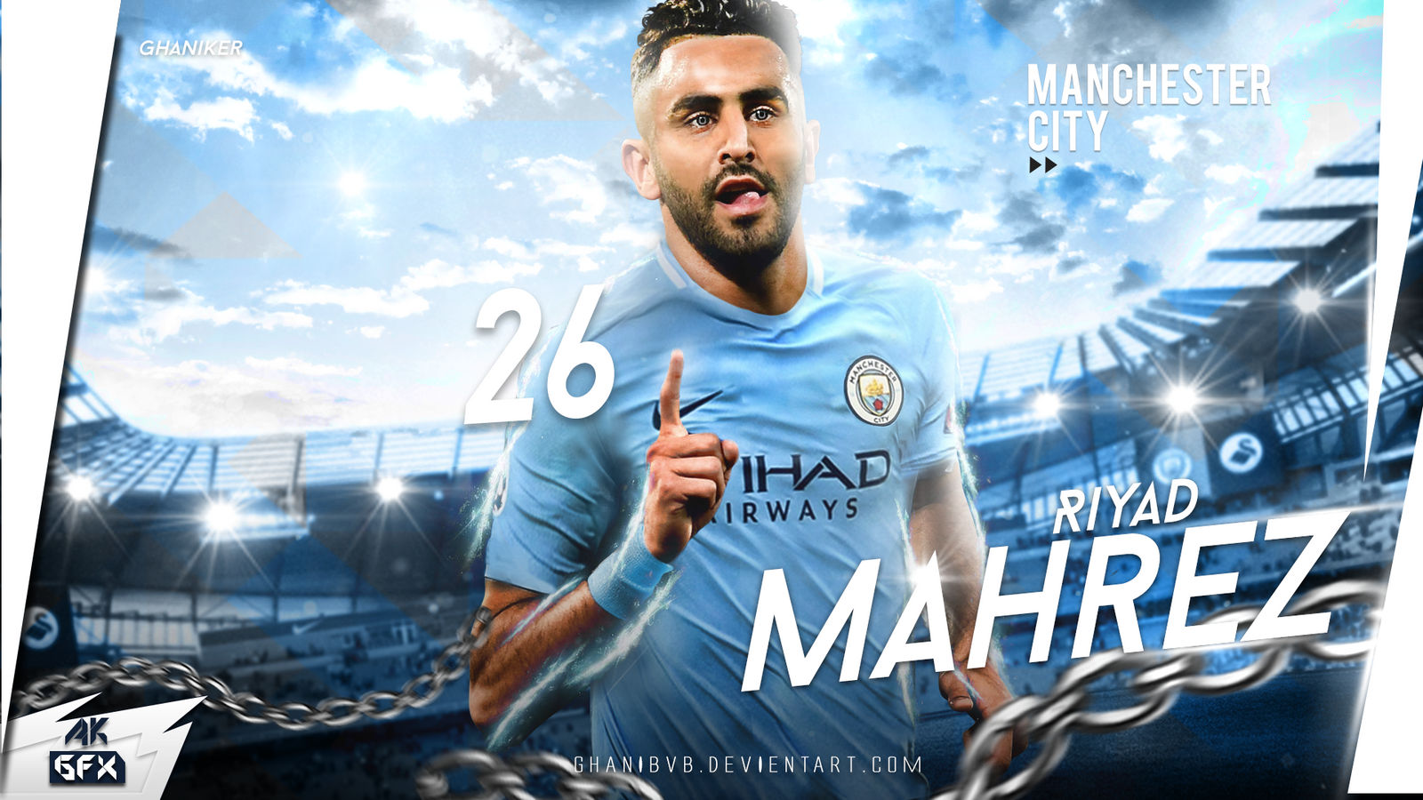 riyad mahrez wallpaper 2018 19