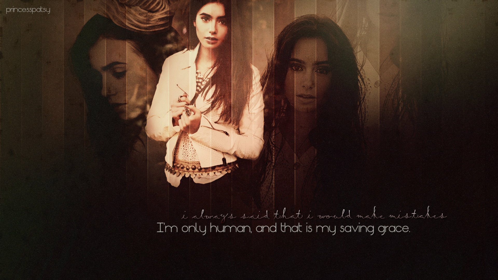 I'm only human - Lily Collins