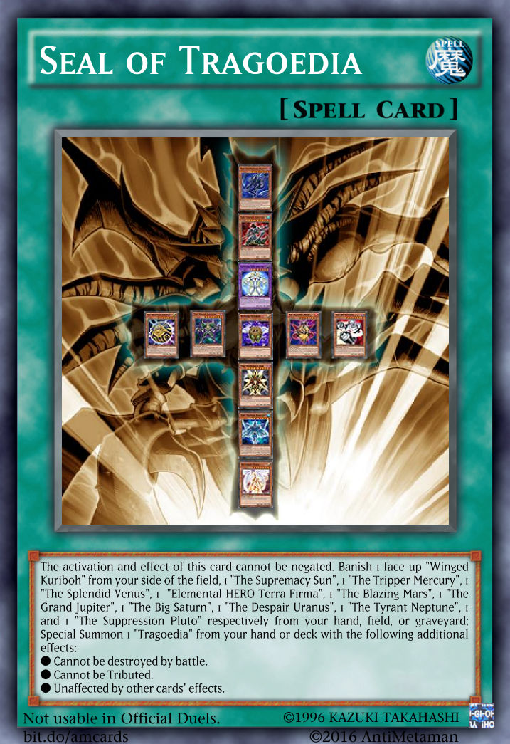 yugioh card tragoedia Card of the Week