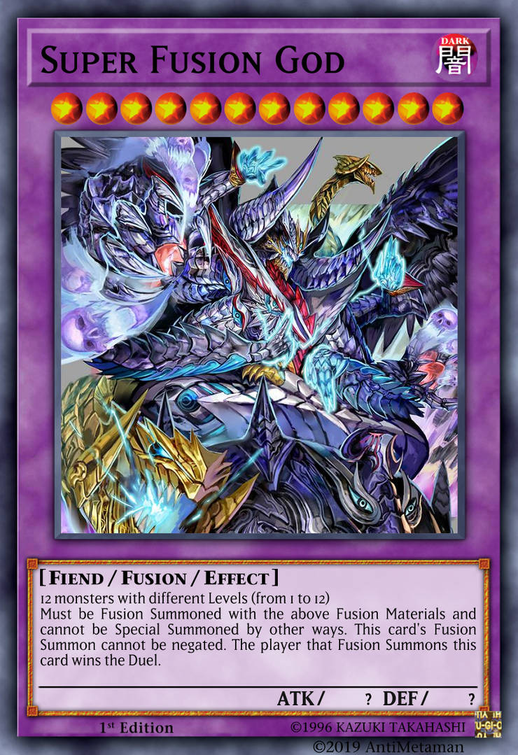 yugioh all god cards fused Yu Gi Oh Legendary Collection Ultra Rare Card Set of 3 Egyptian God Slifer, Obelisk Ra (Limited Edition) Ultra Rare Version : Toys & Games IMPOSSIBLE - SUMMONING THE ULTIMATE