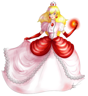 Princess Toadstool Fire Flower