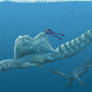Diving with Spinosaurus