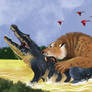 Smilodon, Caiman Hunter