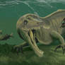 Diving with Baryonyx