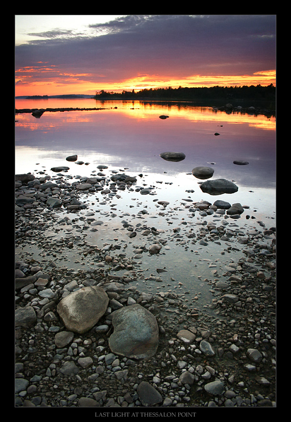 Last Light at Thessalon Point