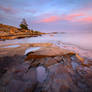 Pink Skies over McKay Island