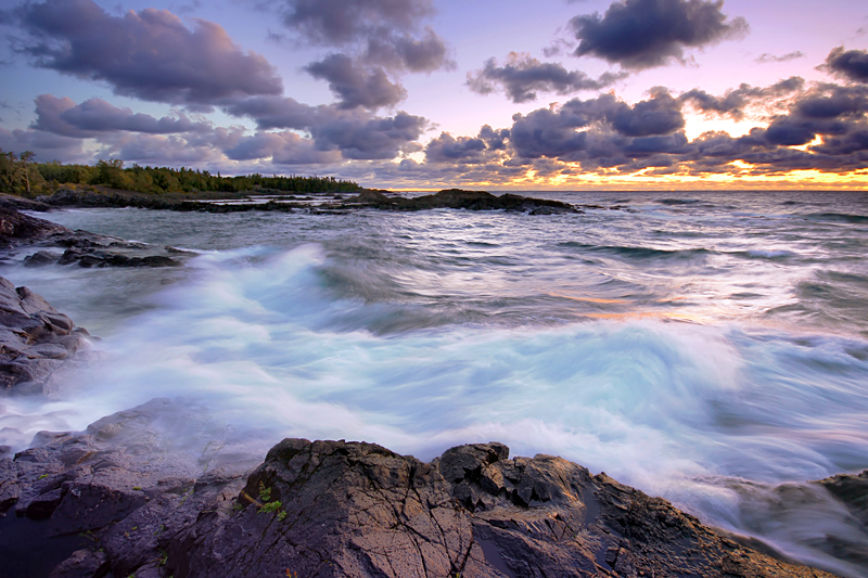 Gusty Evening on Lake Superior