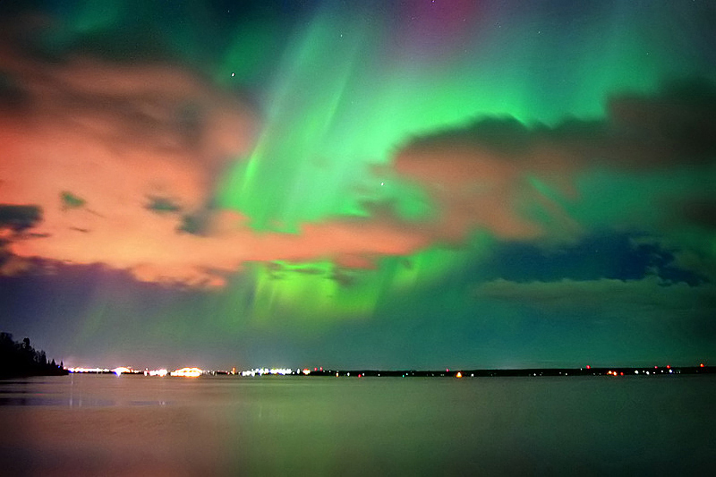 Auroras over Marks Bay