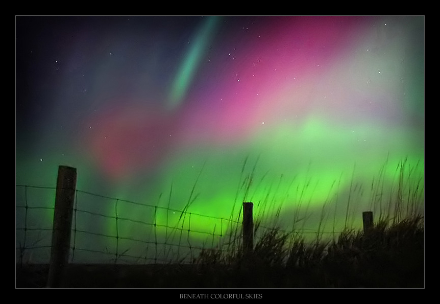 Beneath Colorful Skies