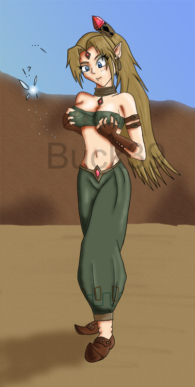 Tg Female Gerudo Link - Zelda - GIF by Methos14 on DeviantArt