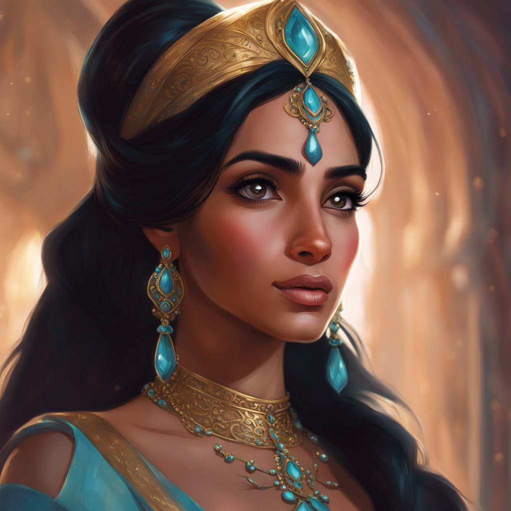 Princess Jasmine Portrait By AngeVilainAmour On DeviantArt princess-jasmine-portrait-by-angevilainamour-on-deviantart
