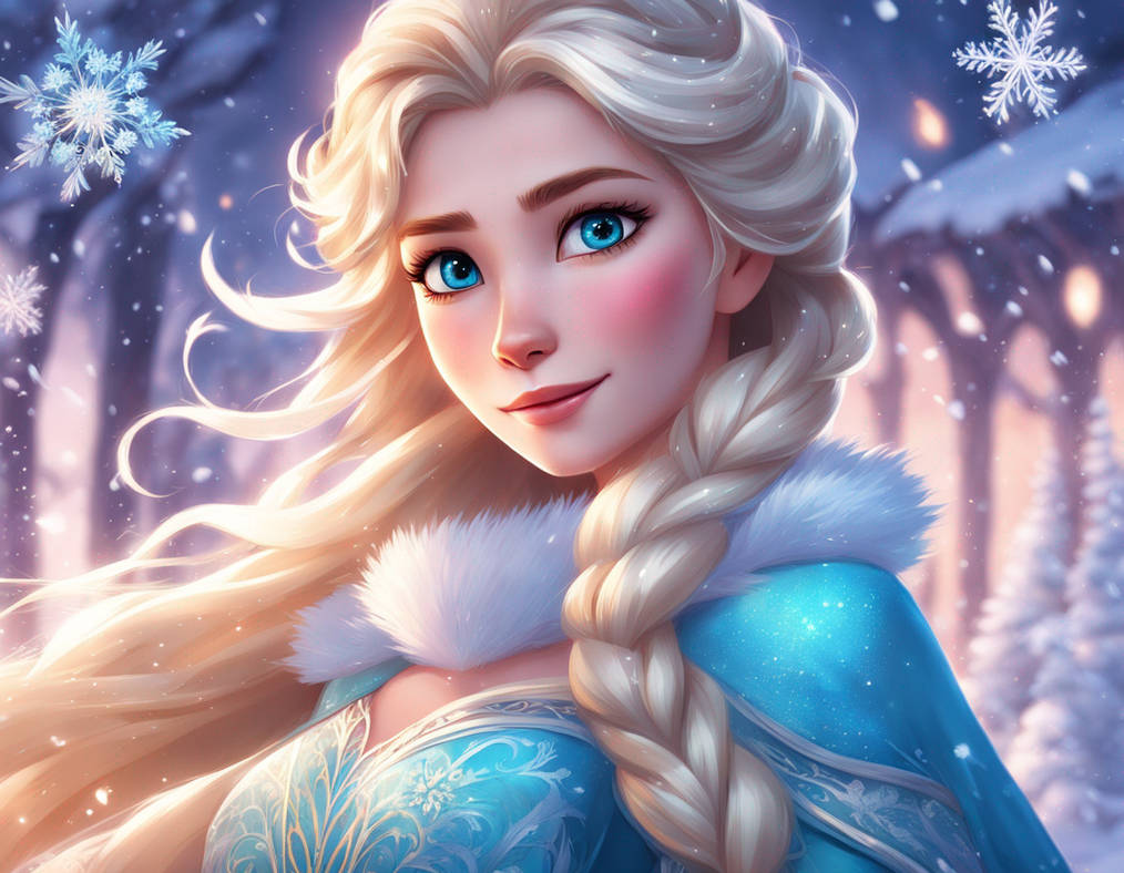 Elsa Snowflake Growing Snowflake Elsa by AngeVilainAmour on DeviantArt