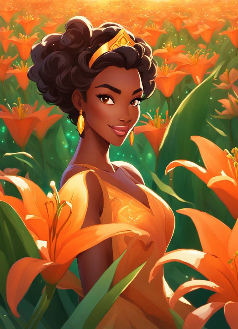 Princess Tiana lilies