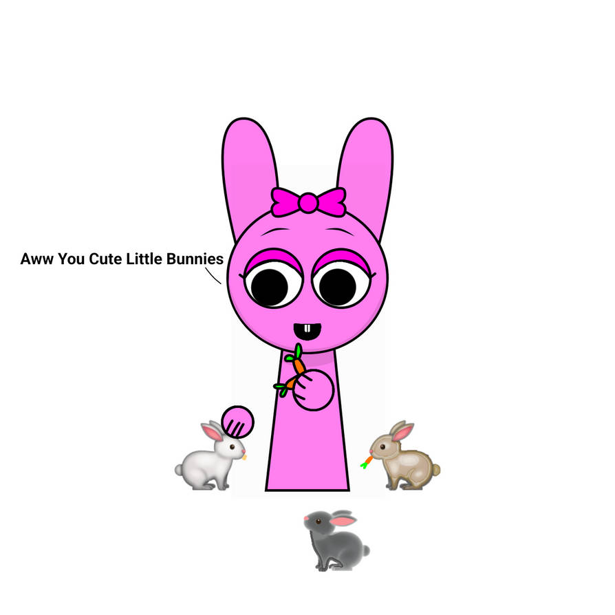 Pinki Feeding The Rabbits by ShineOn992Art on DeviantArt
