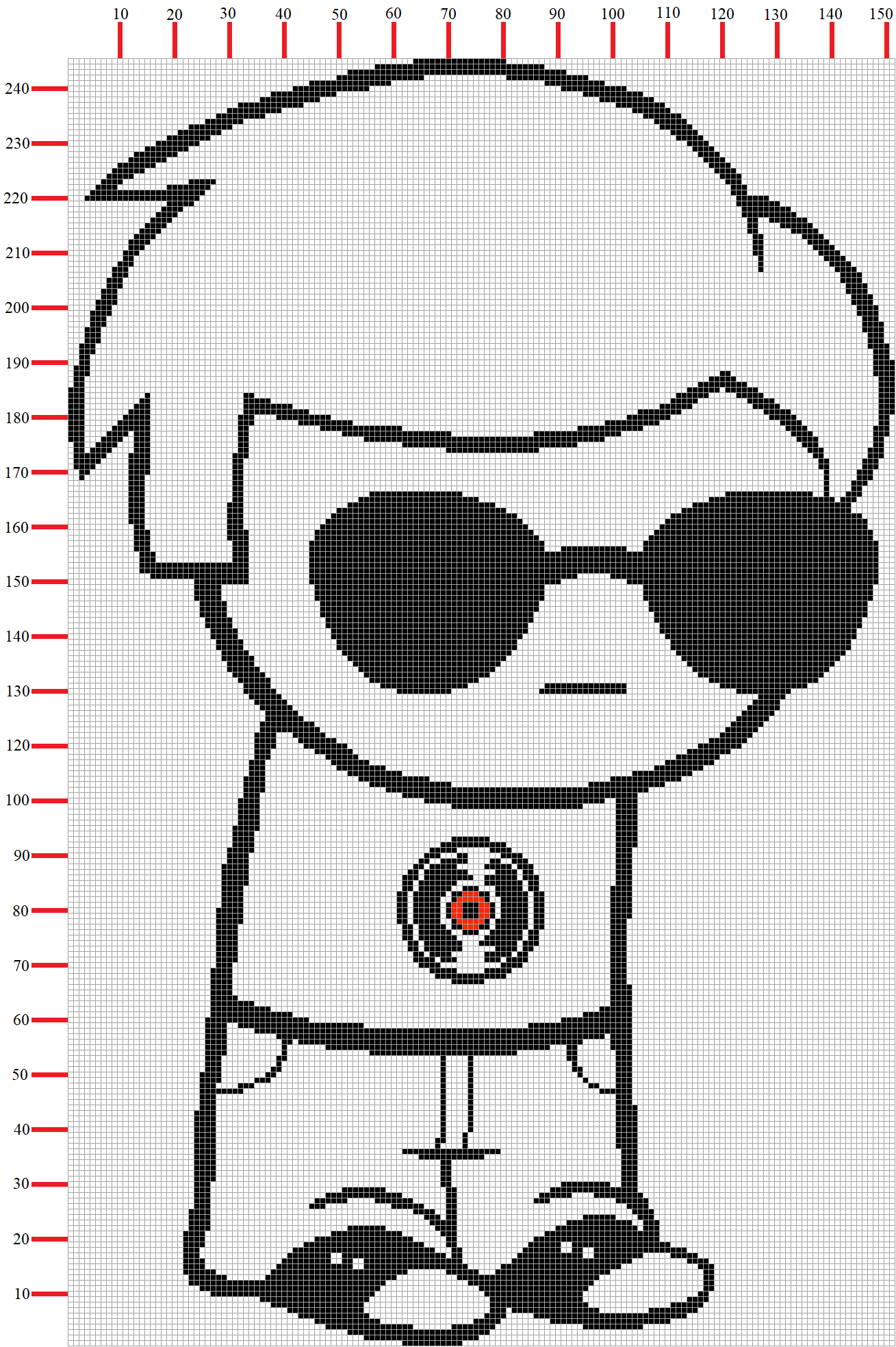 Dave Strider Sprite with grids by Definitely-Not-Satan on DeviantArt