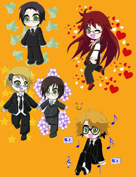 Shinigami Chibis colored