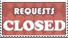 Stamp: Requests CLOSED