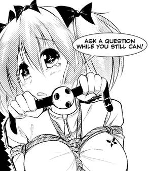 Ask a question or the girl gets it