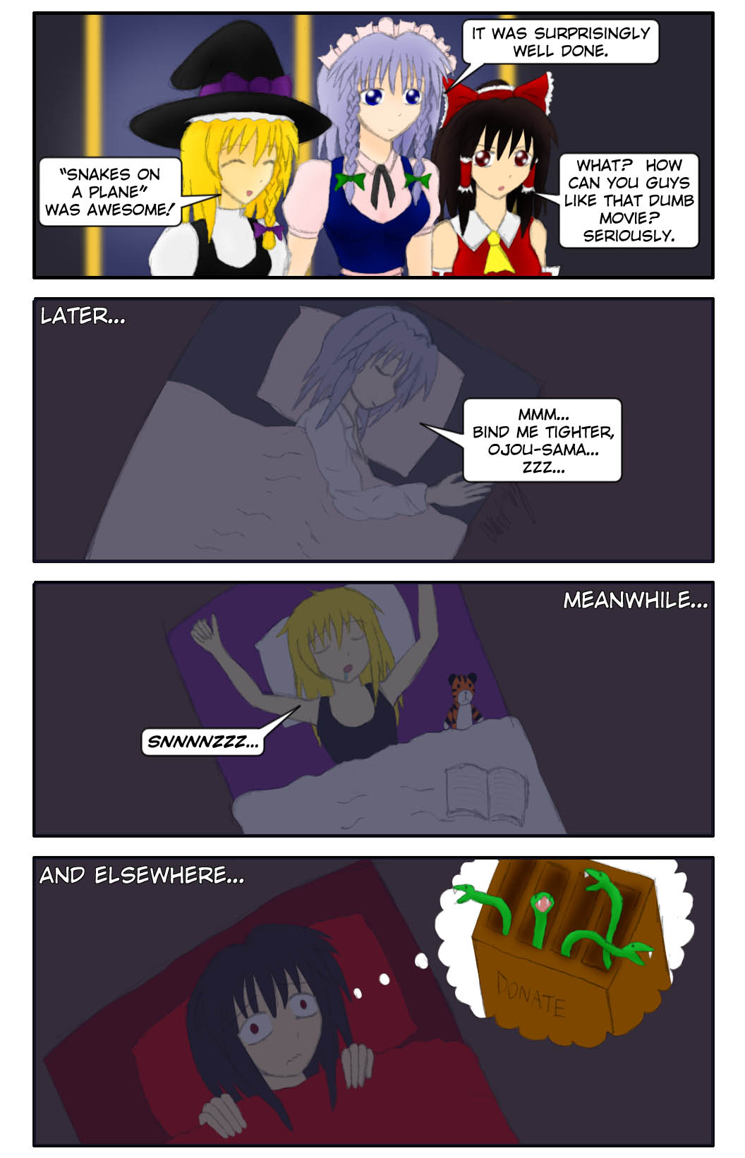 Snakes in a Donation Box :O