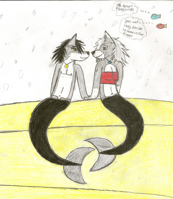 Merwolf Merwolf love Klouku and Desi by MasterofWolves99 on DeviantArt