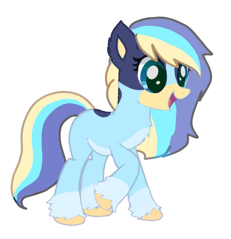 Bluey as Mlp by Jaanhavi on DeviantArt