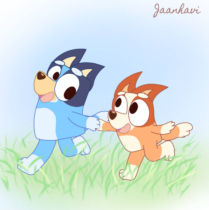 Bluey and Bingo by Jaanhavi on DeviantArt