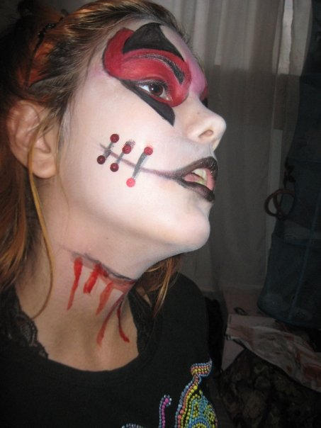 Demonic Clown Facepaint 3 By Krazykirby101 On Deviantart