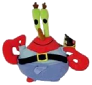 Mr. Krabs Plush Toy PNG by jacobstout on DeviantArt